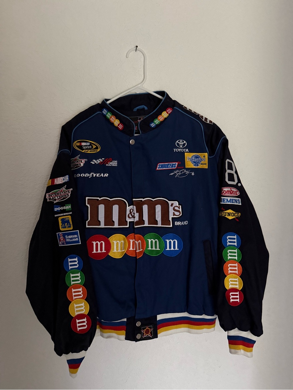 JH Design Kyle Busch NASCAR M&M Racing Jacket